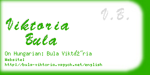 viktoria bula business card